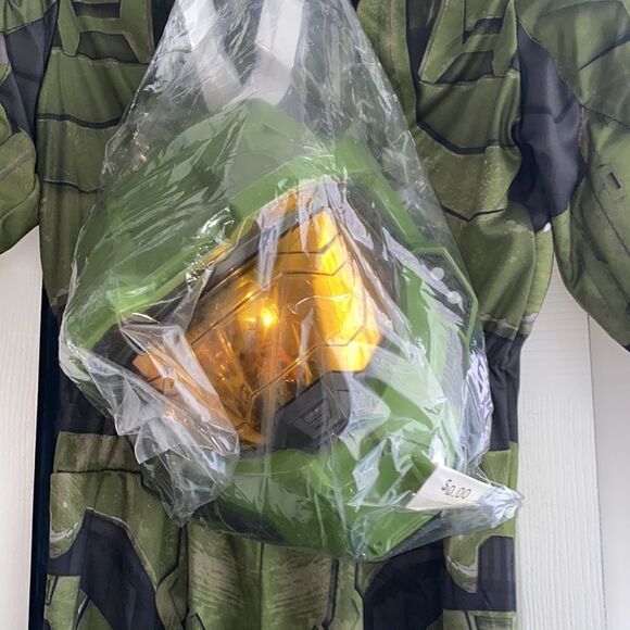 🔥Kids' HALO Master Chief Infinite Deluxe Halloween Costume Jumpsuit New - Picture 7 of 7